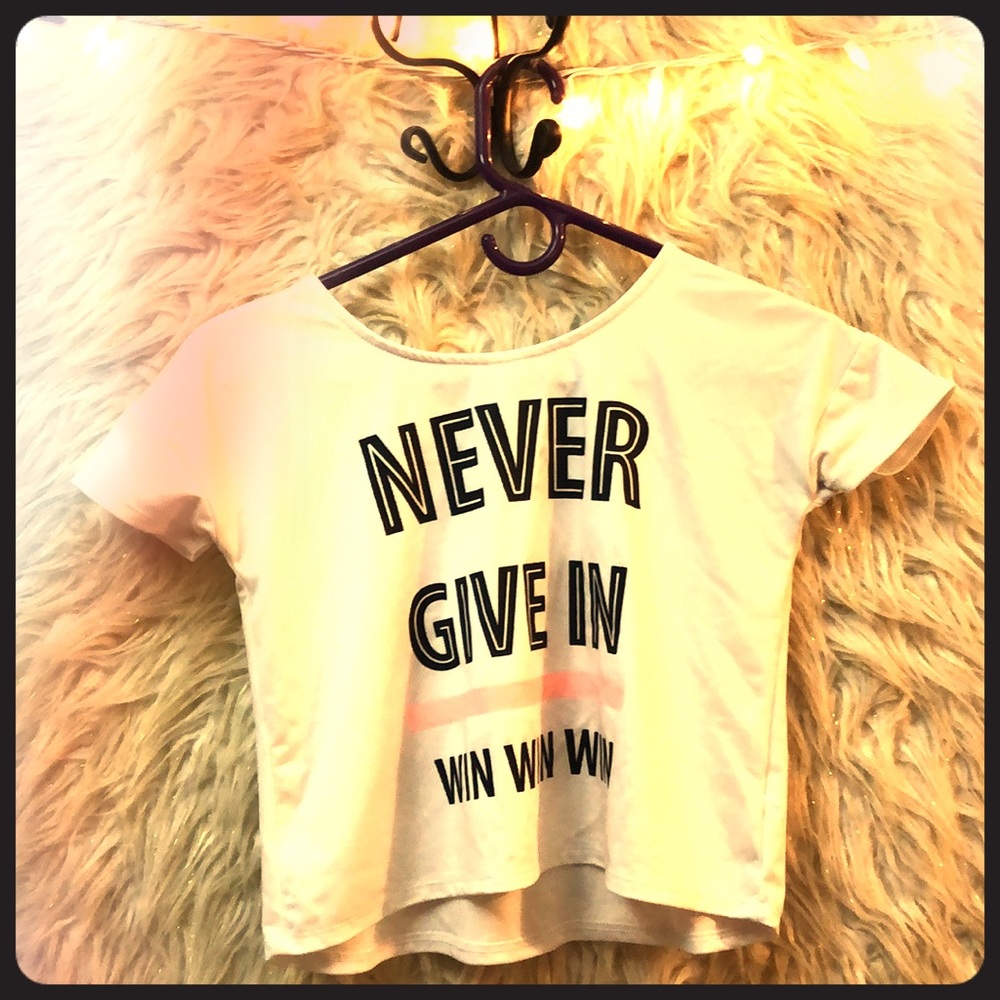 Girls Athletic Cropped Tee